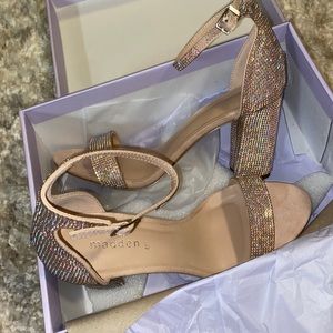 Madden Girl Bella rhinestone heels